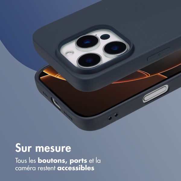imoshion Coque Couleur Apple iPhone 16 Pro - Bleu foncé