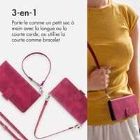 imoshion Etui de télephone portefeuille avec cordon Samsung Galaxy S25 / S24 - Rouge