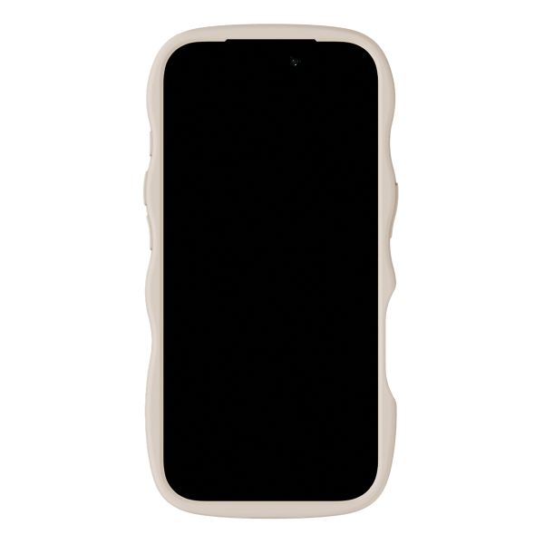 Holdit Coque Wavy Apple iPhone 17 Pro Max - Transparent / Light Beige