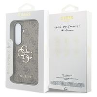 Guess Coque 4G Metal Logo Backcover Samsung Galaxy S26 Plus - Marron