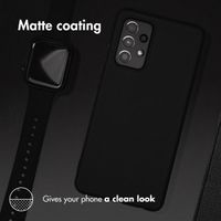 Accezz Coque Couleur Samsung Galaxy S23 - Noir