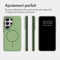imoshion Coque arrière Color avec Thin MagSafe Ring Samsung Galaxy S26 Ultra - Vert foncé
