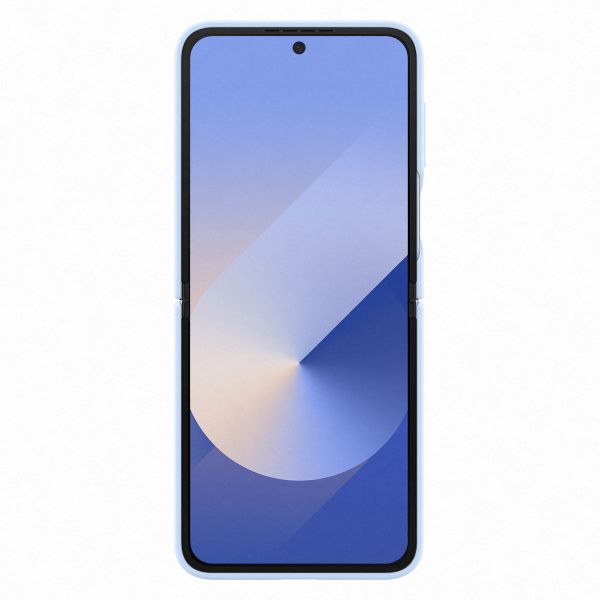 Samsung Original Coque en silicone Ring Samsung Galaxy Z Flip 6 / Flip 7 FE - Blue