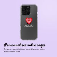Coque avec votre propre photo et/ou texte Apple iPhone 16 Pro Max - Hartje