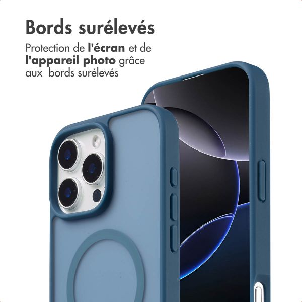 imoshion Coque Color Guard avec MagSafe Apple iPhone 16 Pro Max - Bleu foncé