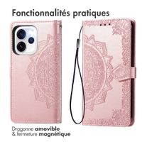 imoshion Etui de télephone Mandala Oppo Reno15 F (5G) - Rose Gold