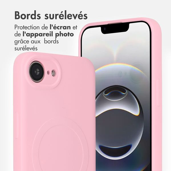 imoshion Coque Couleur avec MagSafe Apple iPhone 17e / 16e - Candy Pink