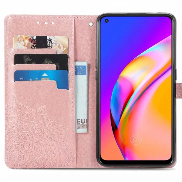 imoshion Etui de télephone Mandala Oppo A94 (5G) - Rose Doré