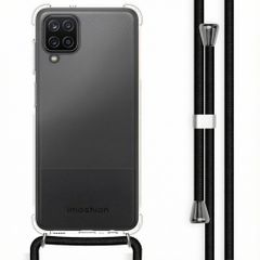 imoshion Coque arrière transparente avec cordon Samsung Galaxy A12 - Noir