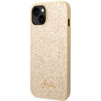 Guess Coque Glitter Flakes Apple iPhone 14 - Doré