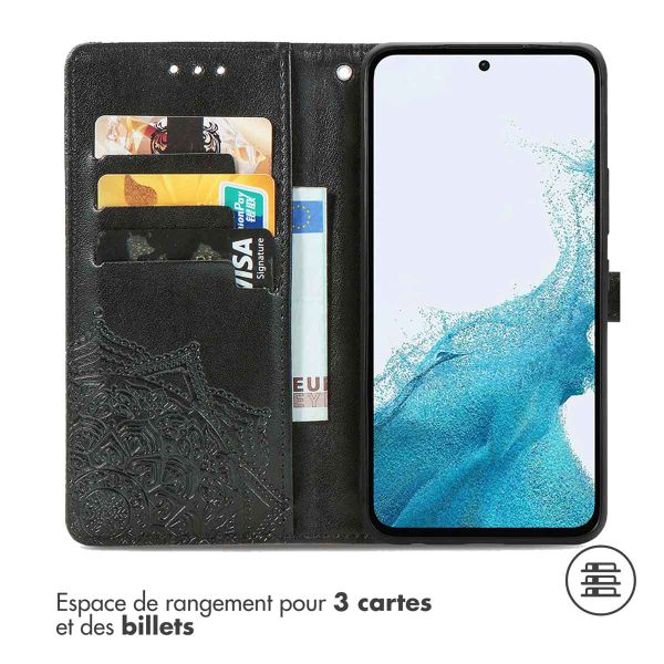 imoshion Etui de télephone Mandala Samsung Galaxy A34 (5G) - Noir