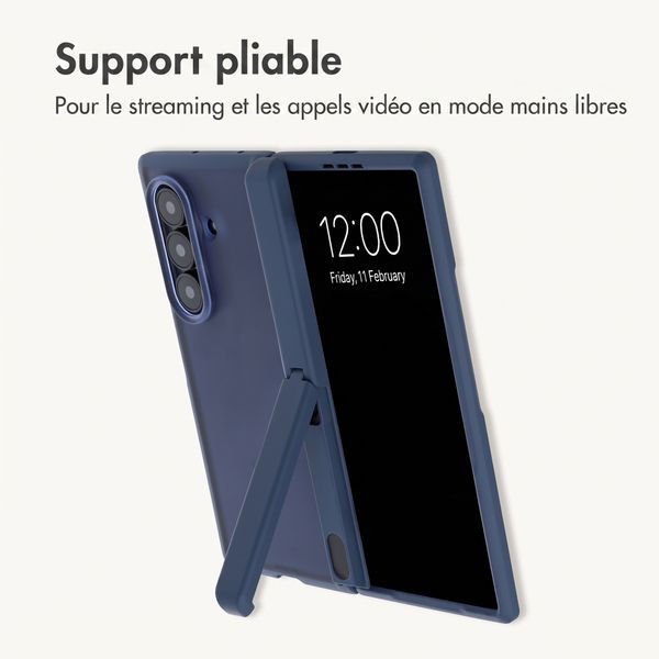 imoshion Color Guard avec support Samsung Galaxy Z Fold 8 Ultra - Bleu foncé