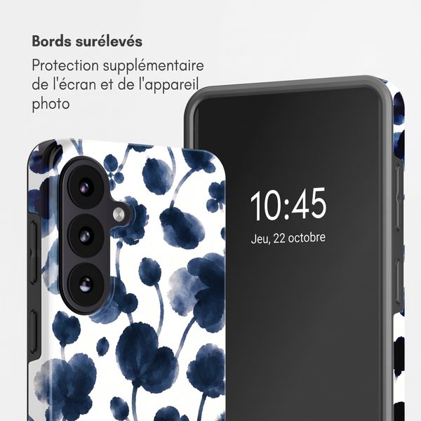 Selencia Coque arrière Vivid avec MagSafe Samsung Galaxy S26 - Midnight Blossom