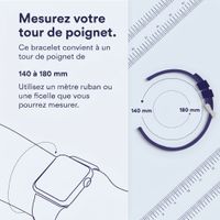 Burga Bracelet en cuir véritable Apple Watch | 38/40/41/42 mm - Mobwife / Gold