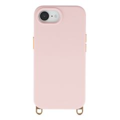 Selencia Coque arrière Rivièra avec MagSafe avec crochets amovibles Apple iPhone 17e / 16e - Sorbet Pink