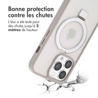 Accezz Coque Ring Stand avec MagSafe Apple iPhone 13 Pro Max - Gris