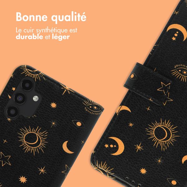 imoshion Étui de télephone portefeuille Design Samsung Galaxy A13 (5G) - Sky Black