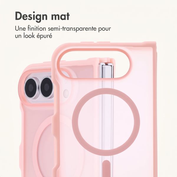 imoshion Coque Color Guard avec MagSafe Apple iPhone Duo - Rose clair