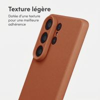 imoshion Coque arrière Texture Samsung Galaxy S26 Ultra - Marron
