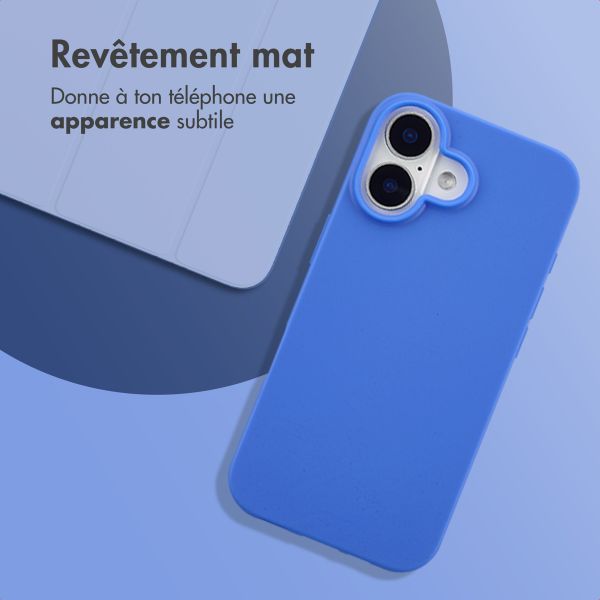 imoshion Coque Couleur Apple iPhone 16 - Cobalt Blue