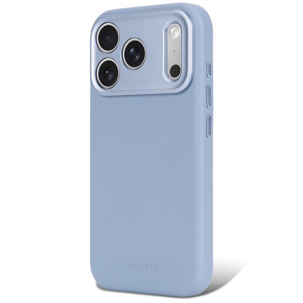 Decoded Coque en cuir MagSafe Apple iPhone 18 Pro / 17 Pro - Sky Blue