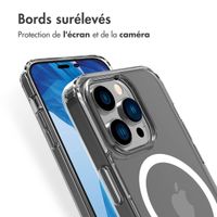 Accezz Coque Clear avec MagSafe Apple iPhone 14 Pro - Transparent