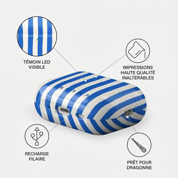 Burga Coque rigide Apple AirPods Pro 2 - Kafenio