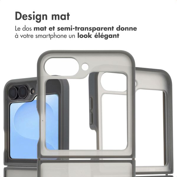 imoshion Coque Color Guard avec MagSafe Samsung Galaxy Z Flip 7 FE - Gris