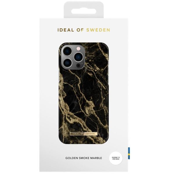 iDeal of Sweden Coque Fashion Apple iPhone 13 Pro Max - Golden Smoke Marble