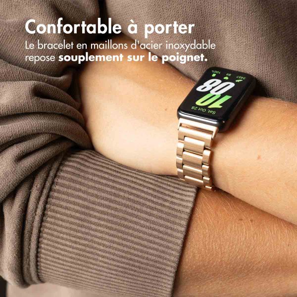 imoshion Bracelet en acier Samsung Galaxy Fit 3 - Rose Doré