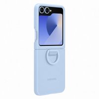 Samsung Original Coque en silicone Ring Samsung Galaxy Z Flip 6 / Flip 7 FE - Blue