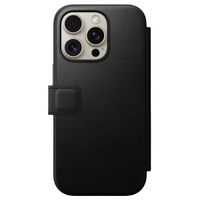 Nomad Étui de télephone portefeuille Modern Leather Folio Apple iPhone 16 Pro - Noir