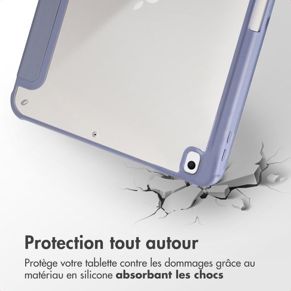 imoshion Coque tablette Origami Apple iPad 9 (2021) 10.2 pouces / iPad 8 (2020) 10.2 pouces / iPad 7 (2019) 10.2 pouces - Lavender