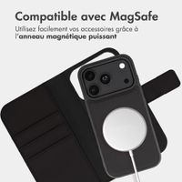 imoshion Étui portefeuille luxe 2-en-1 amovible Apple iPhone 18 Pro Max / 17 Pro Max - Noir
