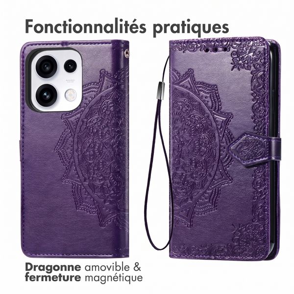 imoshion Etui de télephone Mandala Oppo Reno 16 / 16 Pro - Violet