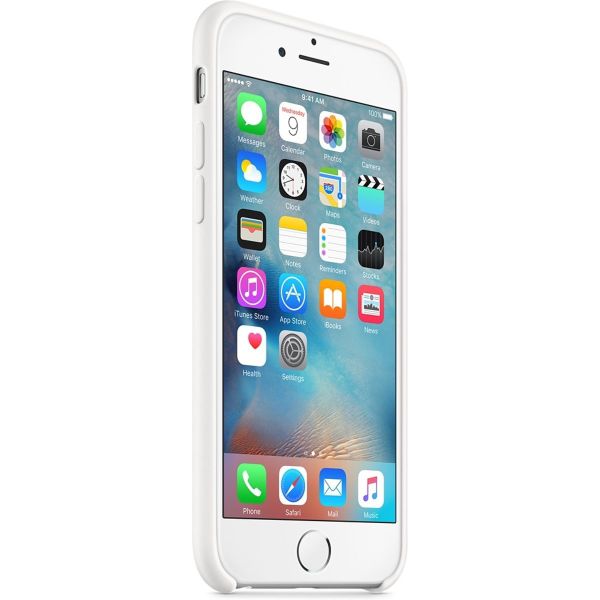 Apple Coque en silicone Apple iPhone 6 / 6s - White