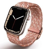 Uniq Bracelet tressé Aspen Designer Edition Apple Watch | 38/40/41/42 mm - Citrus Pink