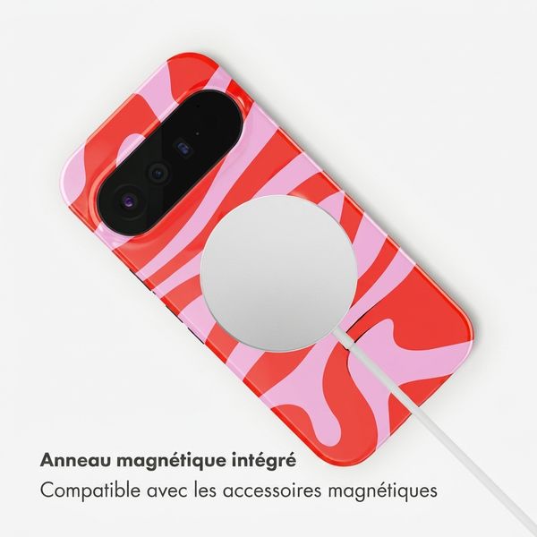 Selencia Coque arrière Vivid avec MagSafe Google Pixel 11 Pro - Dream Swirl Pink