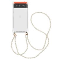 imoshion Coque avec dragonne + bracelet - Perles Google Pixel 6 - Transparent