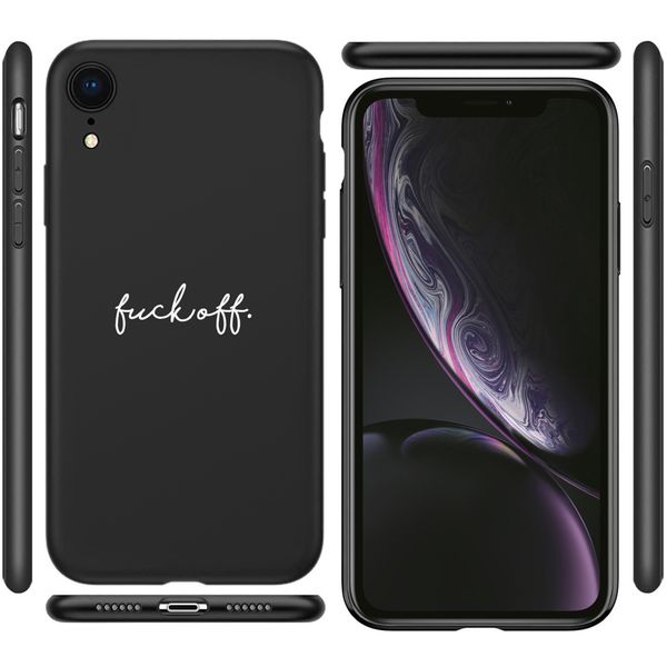 imoshion Coque Design Apple iPhone Xr - Fuck Off