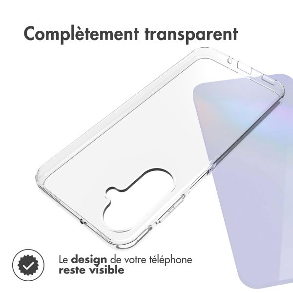 Accezz Coque Clear Samsung Galaxy A17 (5G) / (4G) - Transparent