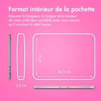 imoshion Pochette ordinateur Fluffy 15-16 pouces - Hot Pink