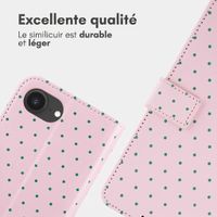 imoshion Étui de télephone portefeuille Design Apple iPhone 17e / 16e - Happy Dots