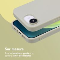 imoshion Coque Couleur Apple iPhone 17e / 16e - Gris