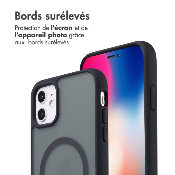 imoshion Coque Color Guard avec MagSafe Apple iPhone 11 - Noir