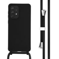 imoshion Coque en silicone avec cordon Samsung Galaxy A33 - Noir