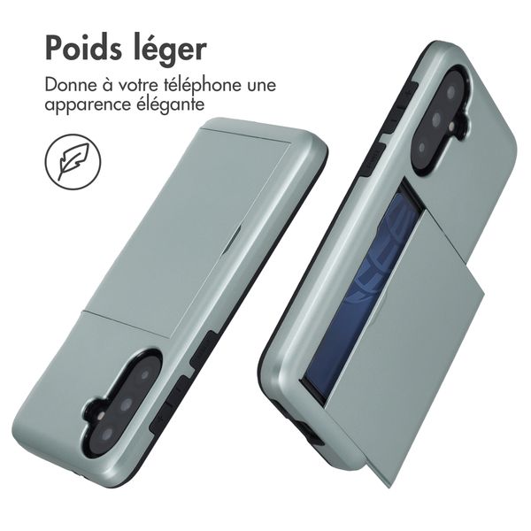 imoshion Coque arrière avec porte-cartes Samsung Galaxy A37 (5G) - Vert