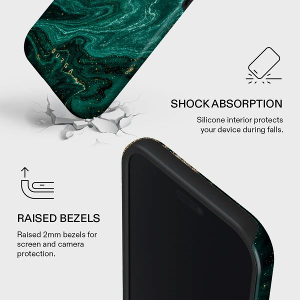 Burga Coque Tough MagSafe Apple iPhone Air - Emerald Pool