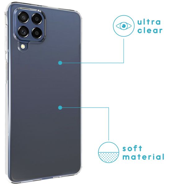 imoshion Softcase Back Cover Samsung Galaxy M53 - Transparent