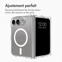Accezz Coque arrière Xtreme Impact avec MagSafe Apple iPhone Duo - Transparent